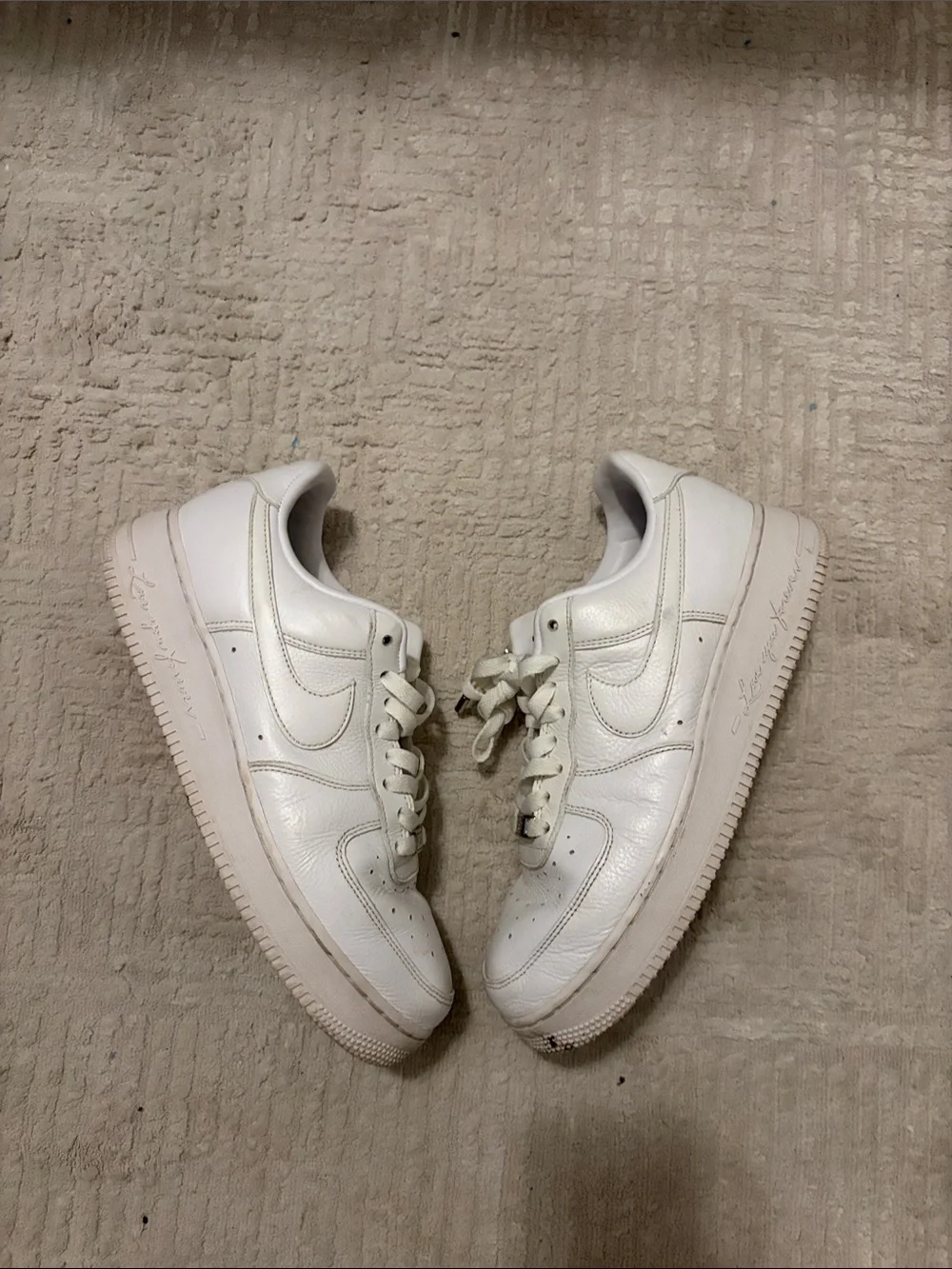 Nike drakes  airforce 1Leather Sneakers